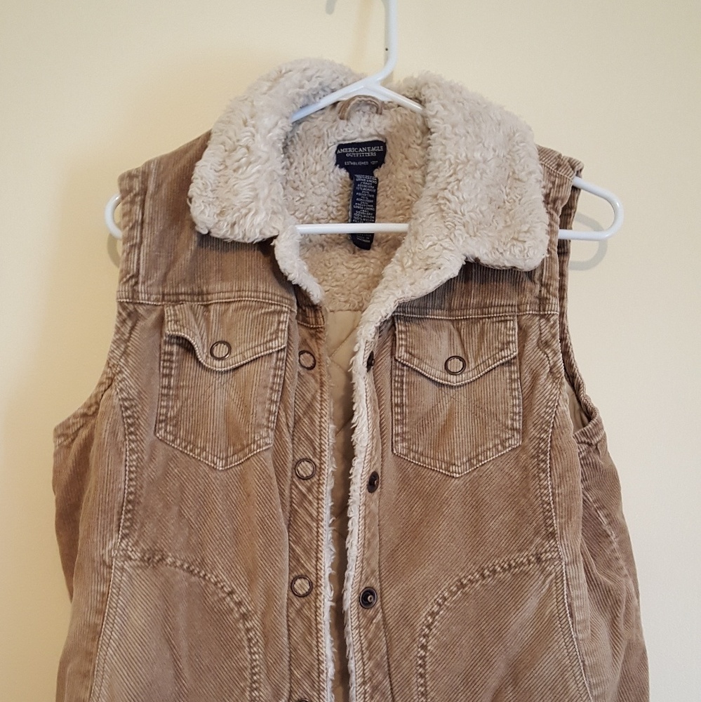 Vintage American Eagle Corduroy Vest
